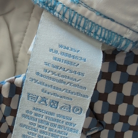 Boden Womens 4 Dress Pants Trousers Blue Brown Casual Contemporary Office Preppy - Picture 8 of 8